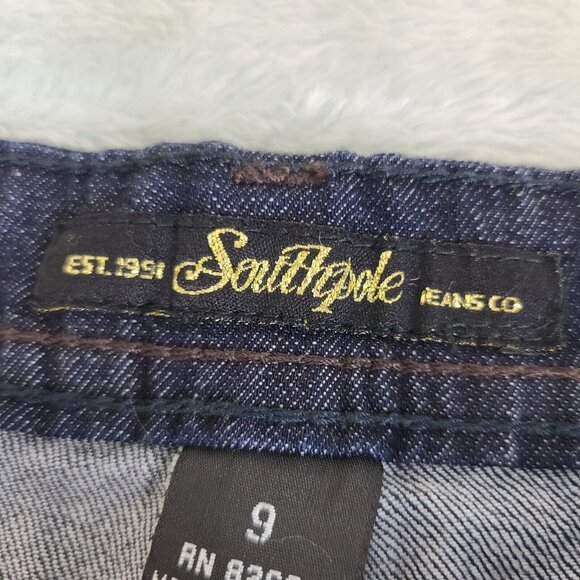Southpole Women's Premium Denim Jeans Black Stretch Embellished Size 9 NWT - Picture 6 of 16